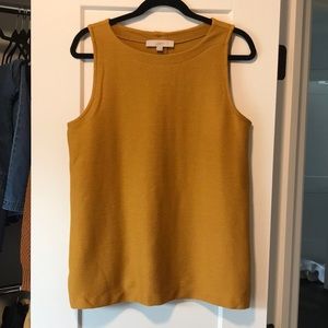 Loft tank, very cute, button back